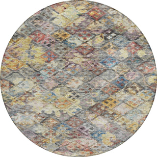 Piper Looms Chantille Global ACN1109 Gold Machine Washable Area Rug Round Main Image