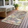 Piper Looms Chantille Global ACN1109 Gold Machine Washable Area Rug Runner Outdoor Lifestyle Image Feature