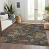 Piper Looms Chantille Global ACN1109 Gray Machine Washable Area Rug Lifestyle Image Feature