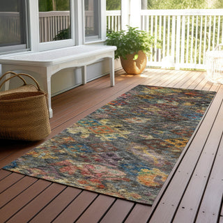 Piper Looms Chantille Global ACN1109 Gray Machine Washable Area Rug Runner Outdoor Lifestyle Image Feature