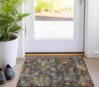 Piper Looms Chantille Global ACN1109 Gray Machine Washable Area Rug Scatter Lifestyle Image Feature