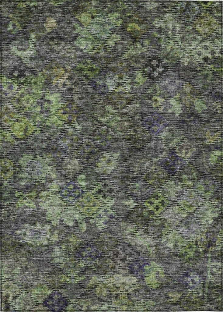 Piper Looms Chantille Global ACN1109 Green Machine Washable Area Rug main image