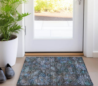 Piper Looms Chantille Global ACN1109 Teal Machine Washable Area Rug Scatter Lifestyle Image Feature