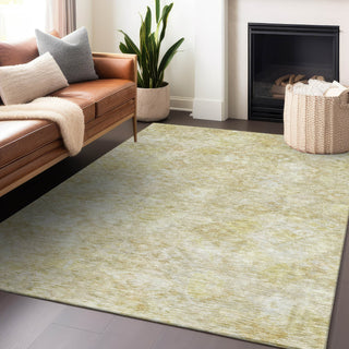 Piper Looms Chantille Global ACN1109 Wheat Machine Washable Area Rug Lifestyle Image Feature