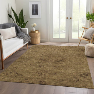 Piper Looms Chantille Global ACN1111 Brown Machine Washable Area Rug Lifestyle Image Feature