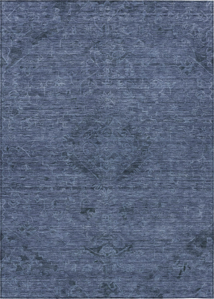 Piper Looms Chantille Global ACN1111 Navy Machine Washable Area Rug main image