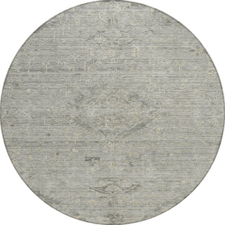 Piper Looms Chantille Global ACN1111 Pewter Machine Washable Area Rug Round Main Image