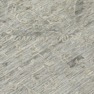 Piper Looms Chantille Global ACN1111 Pewter Machine Washable Area Rug Swatch Image