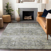 Piper Looms Chantille Modern ACN1112 Gray Machine Washable Area Rug Lifestyle Image Feature