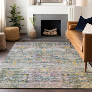 Piper Looms Chantille Modern ACN1112 Linen Machine Washable Area Rug Lifestyle Image Feature