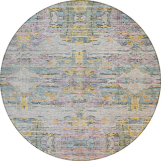 Piper Looms Chantille Modern ACN1112 Linen Machine Washable Area Rug Round Main Image