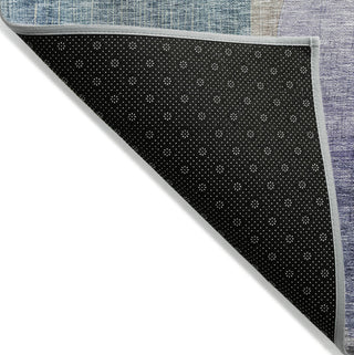 Piper Looms Chantille Modern ACN1113 Blue Machine Washable Area Rug Backing Image