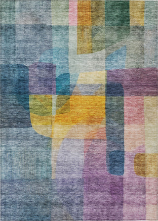 Piper Looms Chantille Modern ACN1113 Blue Machine Washable Area Rug main image