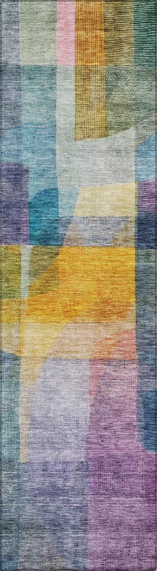 Piper Looms Chantille Modern ACN1113 Blue Machine Washable Area Rug Runner Main Image