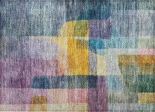 Piper Looms Chantille Modern ACN1113 Blue Machine Washable Area Rug Scatter Main Image