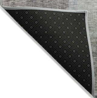 Piper Looms Chantille Modern ACN1113 Brown Machine Washable Area Rug Backing Image
