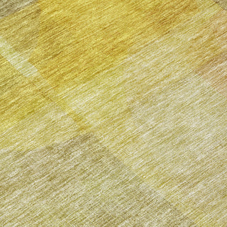 Piper Looms Chantille Modern ACN1113 Gold Machine Washable Area Rug Swatch Image