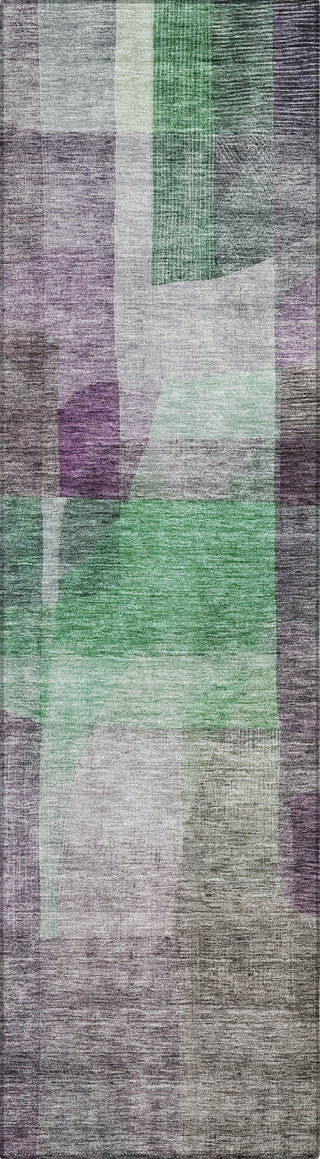 Piper Looms Chantille Modern ACN1113 Purple Machine Washable Area Rug Runner Main Image