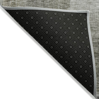 Piper Looms Chantille Modern ACN1113 Taupe Machine Washable Area Rug Backing Image