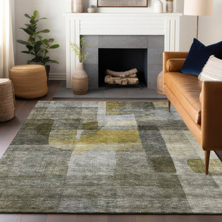 Piper Looms Chantille Modern ACN1113 Taupe Machine Washable Area Rug Lifestyle Image Feature