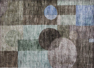 Piper Looms Chantille Geometric ACN1114 Brown Machine Washable Area Rug Scatter Main Image