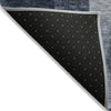 Piper Looms Chantille Geometric ACN1114 Navy Machine Washable Area Rug Backing Image