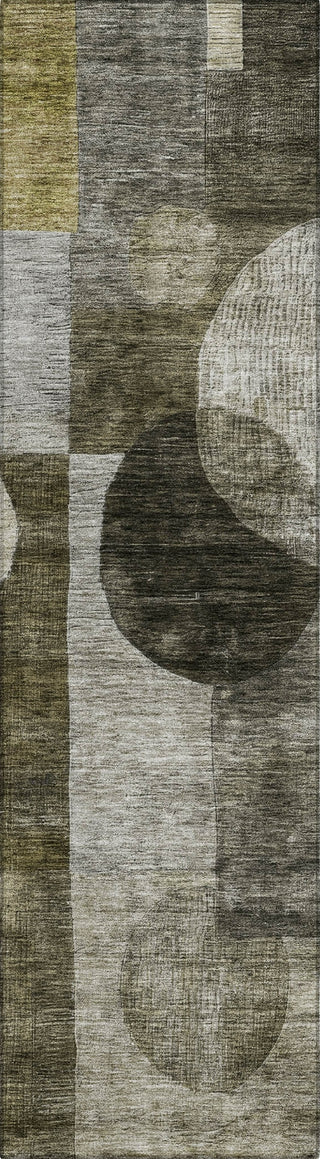 Piper Looms Chantille Geometric ACN1114 Taupe Machine Washable Area Rug Runner Main Image