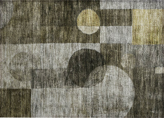 Piper Looms Chantille Geometric ACN1114 Taupe Machine Washable Area Rug Scatter Main Image