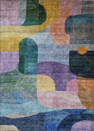 Piper Looms Chantille Modern ACN1115 Blue Machine Washable Area Rug main image