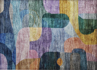 Piper Looms Chantille Modern ACN1115 Blue Machine Washable Area Rug Scatter Main Image