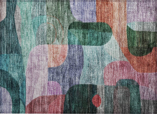 Piper Looms Chantille Modern ACN1115 Green Machine Washable Area Rug Scatter Main Image