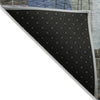 Piper Looms Chantille Modern ACN1116 Blue Machine Washable Area Rug Backing Image