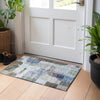 Piper Looms Chantille Modern ACN1116 Blue Machine Washable Area Rug Scatter Lifestyle Image Feature
