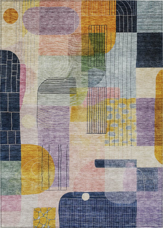 Piper Looms Chantille Modern ACN1116 Plum Machine Washable Area Rug main image