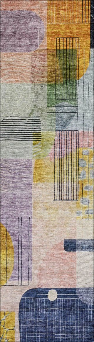 Piper Looms Chantille Modern ACN1116 Plum Machine Washable Area Rug Runner Main Image
