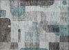 Piper Looms Chantille Modern ACN1116 Teal Machine Washable Area Rug Scatter Main Image