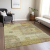 Piper Looms Chantille Geometric ACN1117 Beige Machine Washable Area Rug Lifestyle Image Feature