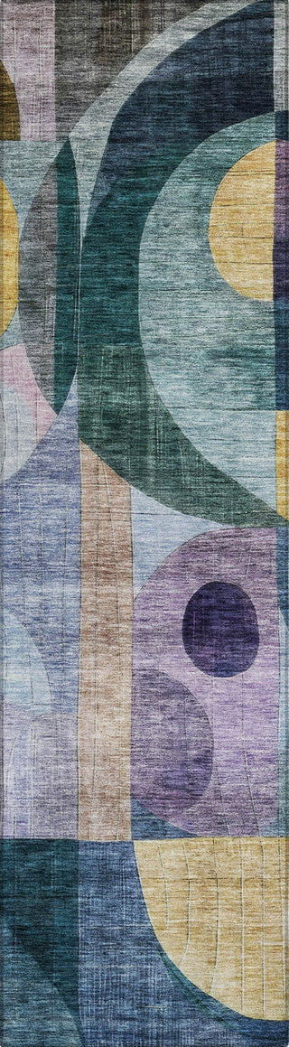 Piper Looms Chantille Modern ACN1118 Blue Machine Washable Area Rug Runner Main Image