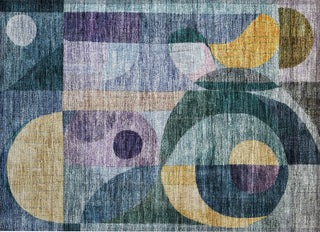 Piper Looms Chantille Modern ACN1118 Blue Machine Washable Area Rug Scatter Main Image
