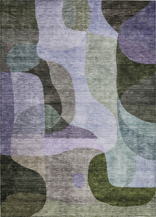 Piper Looms Chantille Contemporary ACN1119 Olive Machine Washable Area Rug main image