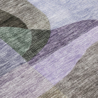 Piper Looms Chantille Contemporary ACN1119 Olive Machine Washable Area Rug Swatch Image