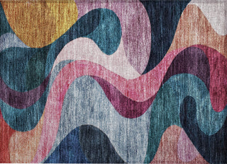 Piper Looms Chantille Contemporary ACN1121 Green Machine Washable Area Rug Scatter Main Image