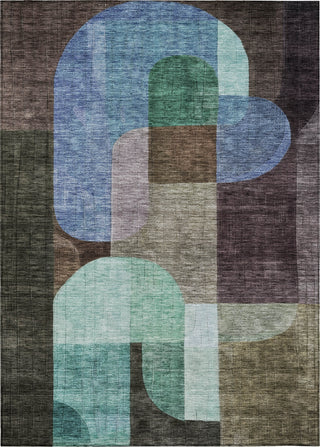 Piper Looms Chantille Contemporary ACN1122 Brown Machine Washable Area Rug main image