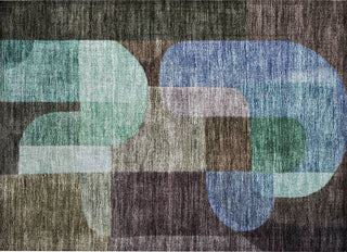 Piper Looms Chantille Contemporary ACN1122 Brown Machine Washable Area Rug Scatter Main Image