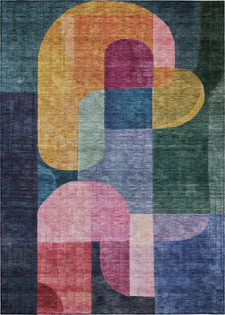 Piper Looms Chantille Contemporary ACN1122 Green Machine Washable Area Rug main image