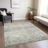Piper Looms Chantille Stripes ACN1127 Copper Machine Washable Area Rug Lifestyle Image Feature