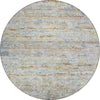 Piper Looms Chantille Stripes ACN1127 Copper Machine Washable Area Rug Round Main Image