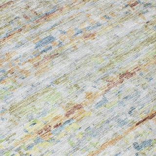 Piper Looms Chantille Stripes ACN1127 Copper Machine Washable Area Rug Swatch Image