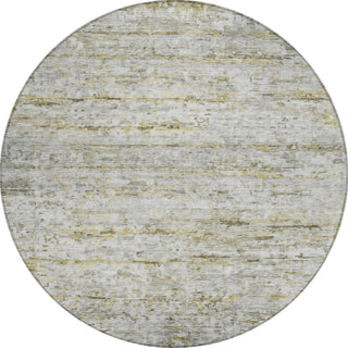 Piper Looms Chantille Stripes ACN1127 Taupe Machine Washable Area Rug Round Main Image