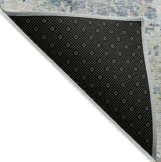 Piper Looms Chantille Modern ACN1128 Blue Machine Washable Area Rug Backing Image